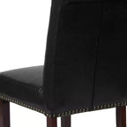 Chaise Parsons rembourrée Merrick Lane avec garniture cloutée