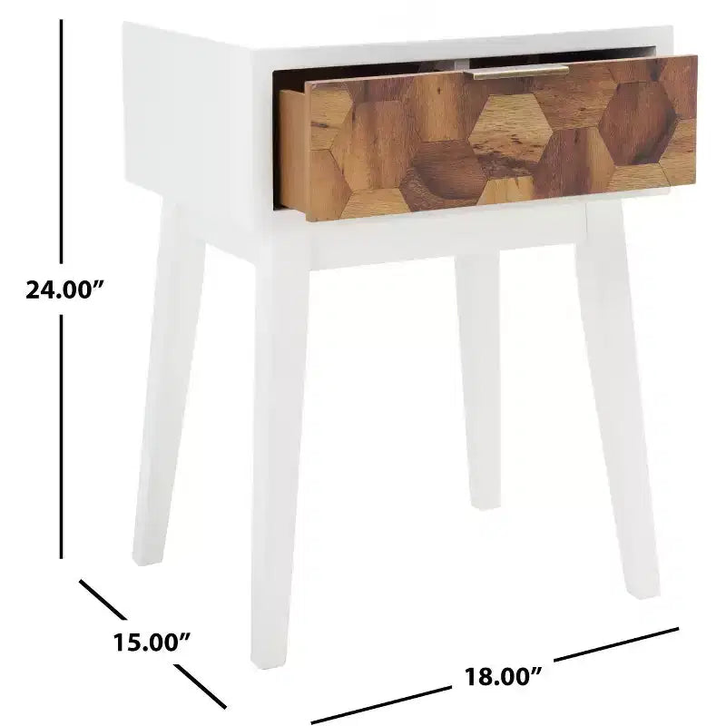 Nilo Table d'appoint 1 tiroir - ACC6600 - Safavieh