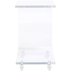 Chariot de bar en acrylique Rollins - BCT8006A - Transparent - Safavieh