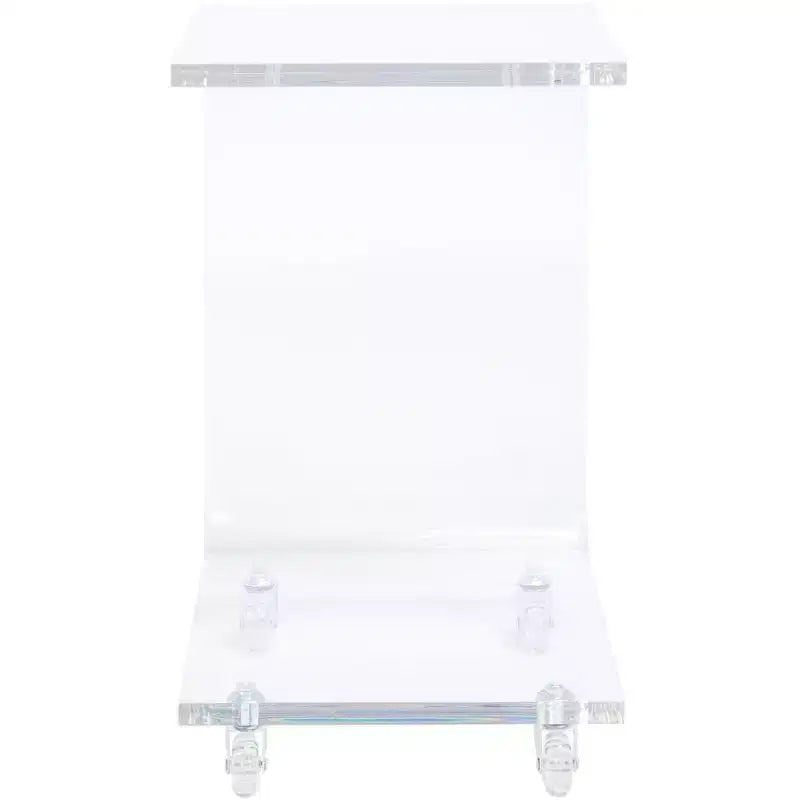 Chariot de bar en acrylique Rollins - BCT8006A - Transparent - Safavieh
