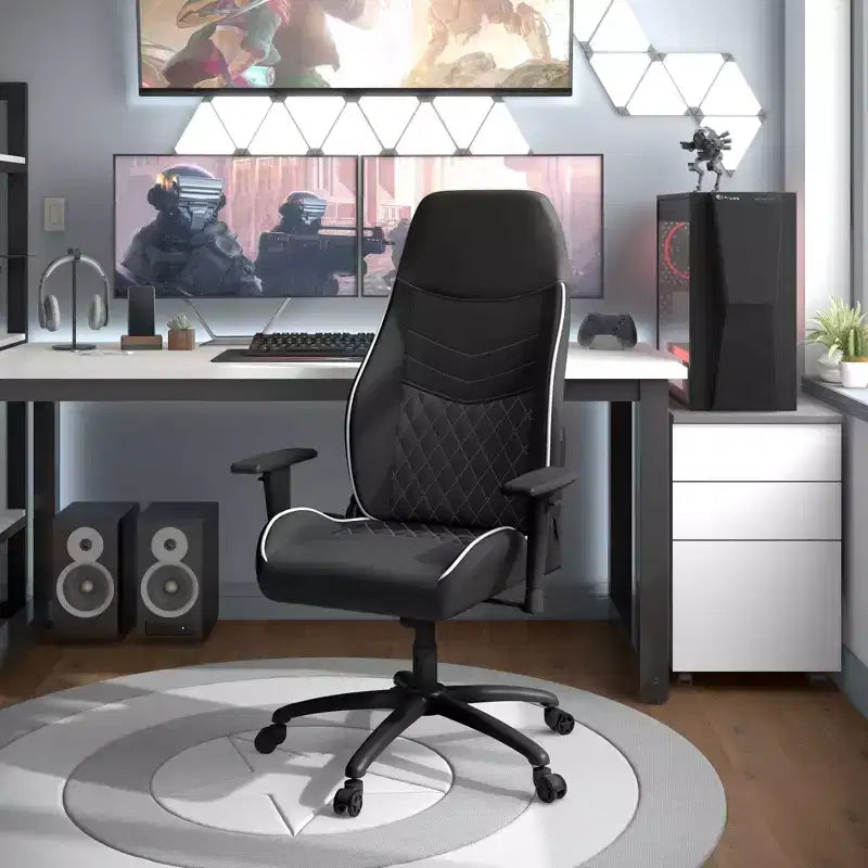Fauteuil de gaming en similicuir surpiqué Ansar Diamond 24h/24, 7j/7, disponible à domicile