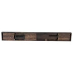 Banc de ferme pliable Emma et Oliver 8' x 12 en pin massif antique et rustique - Banc portable