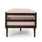 Chaise longue capitonnée contemporaine Rayle avec oreillers d'appoint roulés - Christopher Knight Home