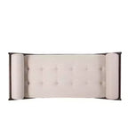 Chaise longue capitonnée contemporaine Rayle avec oreillers d'appoint roulés - Christopher Knight Home