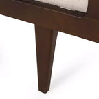 Chaise longue capitonnée contemporaine Rayle avec oreillers d'appoint roulés - Christopher Knight Home