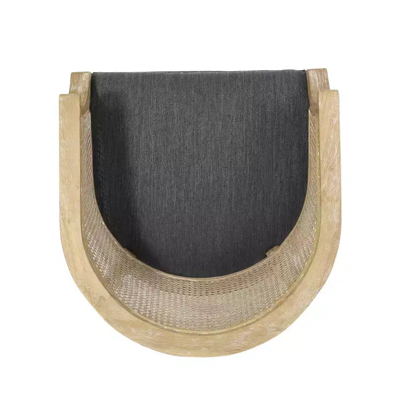 Chaise d'appoint en bois et rotin de style campagnard Steinaker - Christopher Knight Home