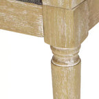 Chaise d'appoint en bois et rotin de style campagnard Steinaker - Christopher Knight Home
