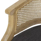 Chaise d'appoint en bois et rotin de style campagnard Steinaker - Christopher Knight Home