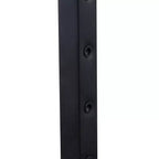 Bureau à plateau unique réglable en hauteur à roulettes Stand Up Desk Store – Support pour ordinateur portable – Noir