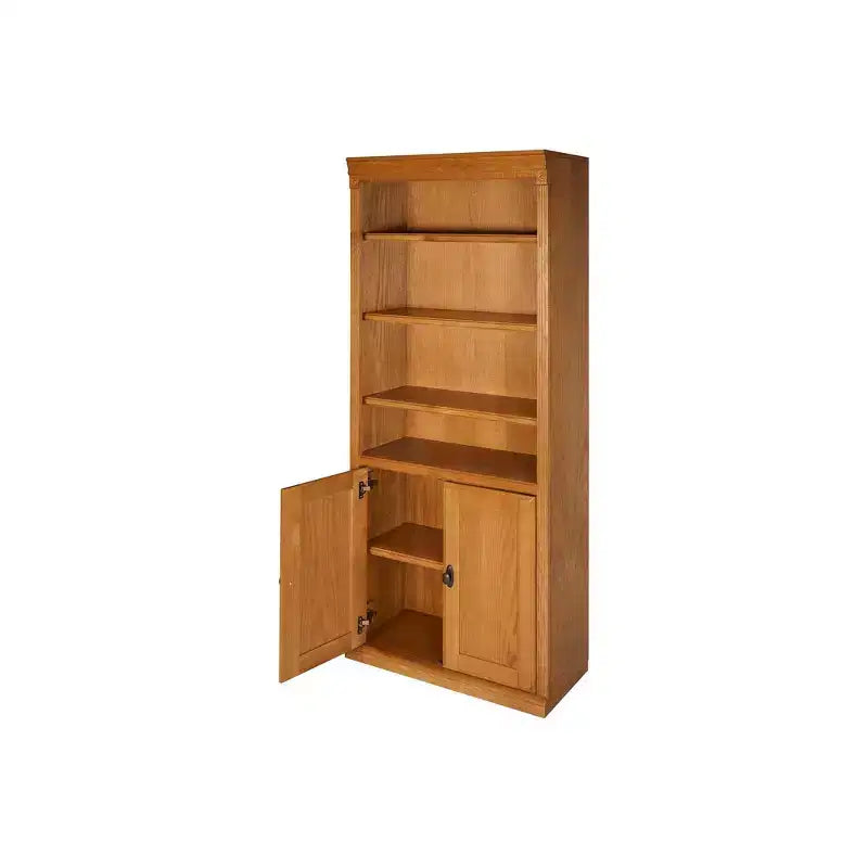 Bibliothèque en bois Huntington Oxford avec portes - Martin Furniture