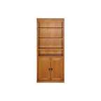 Huntington Oxford Wood Bookcase with Doors - Martin Furniture