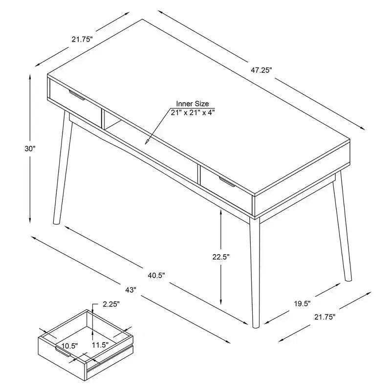 Bureau Perry - Linon