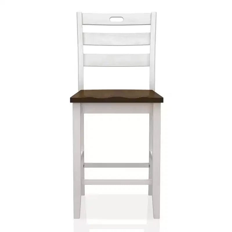 Lot de 2 chaises hautes Danforthe à dossier échelle - HOMES: Inside + Out