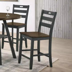 Lot de 2 chaises hautes Danforthe à dossier échelle - HOMES: Inside + Out