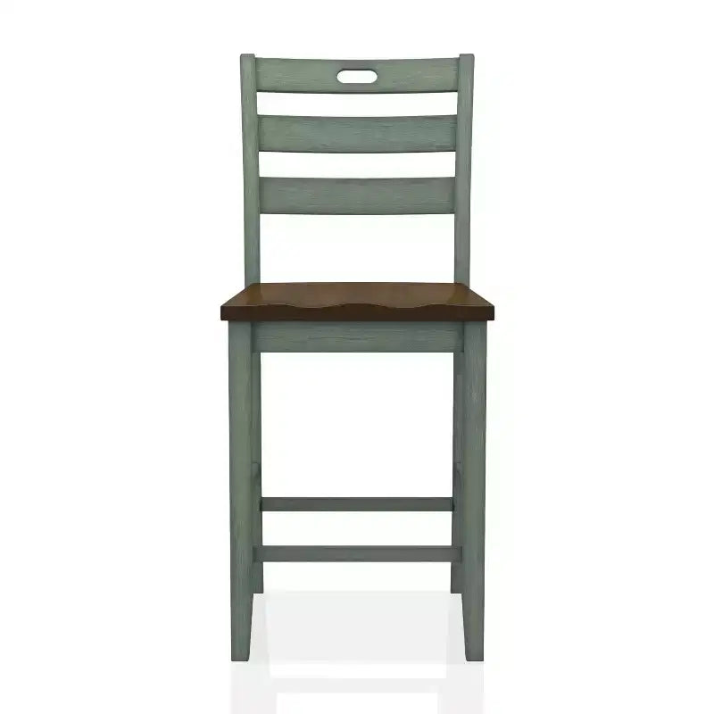 Lot de 2 chaises hautes Danforthe à dossier échelle - HOMES: Inside + Out