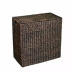 Panier à linge double BirdRock Home avec couvercle et intérieur divisé