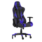 Chaise de bureau de jeu Flash Furniture X20, type baquet, pour ordinateur, réglable, avec dossier inclinable et roulettes transparentes