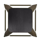 Flash Furniture Cierra, ensemble de 4 tabourets de bar en métal sans dossier de 61 cm de hauteur, de qualité commerciale, pour l'intérieur, avec sièges en résine polyvalente tout temps