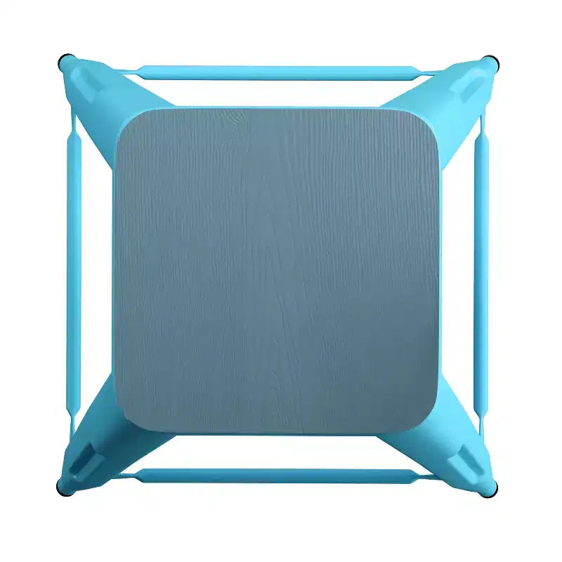 Flash Furniture Cierra, ensemble de 4 tabourets de bar en métal sans dossier de 61 cm de hauteur, de qualité commerciale, pour l'intérieur, avec sièges en résine polyvalente tout temps