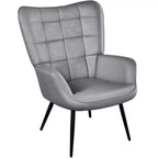 Fauteuil d'appoint en cuir à oreilles Yaheetech pour salon