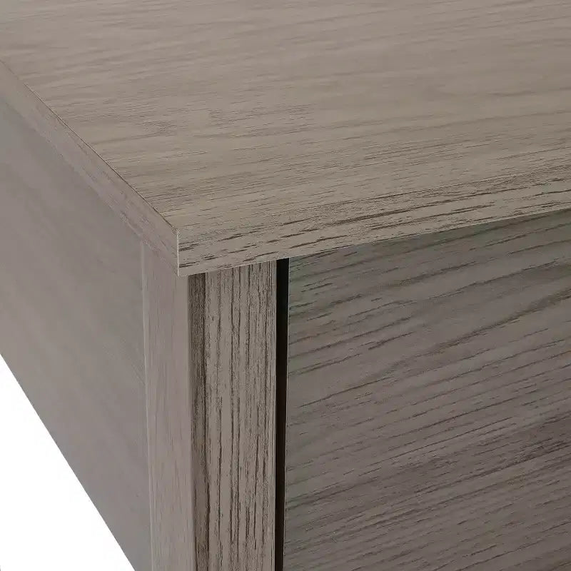 Sunnydaze – Console d'entrée d'intérieur en MDF avec 3 tiroirs – 76 cm H – Gris tonnerre