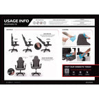 Chaise de jeu ergonomique RESPAWN 110