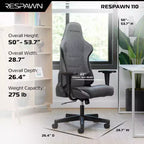 Chaise de jeu ergonomique RESPAWN 110