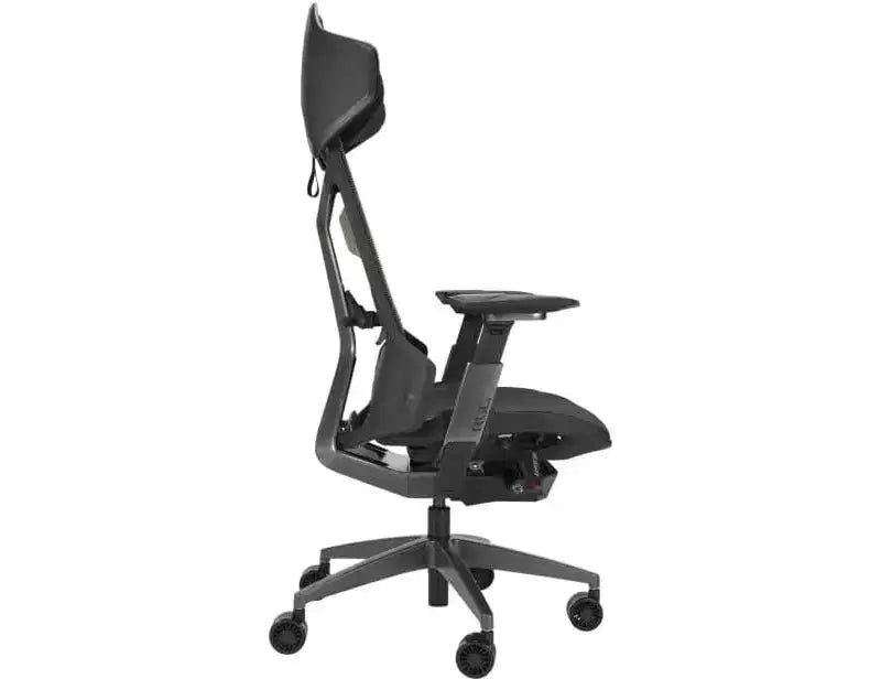 Chaise de jeu ergonomique ASUS ROG Destrier, esthétique cyborg futuriste, réglages polyvalents du siège, mode de support de bras pour le jeu mobile, panneau acoustique