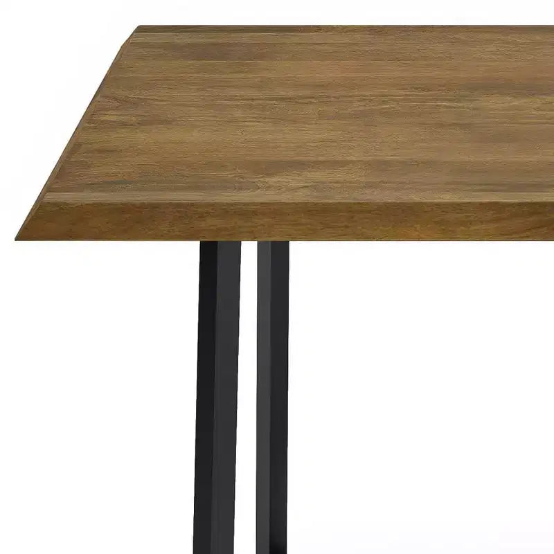 Table de salle à manger Hathaway avec piètement inversé en métal - WyndenHall