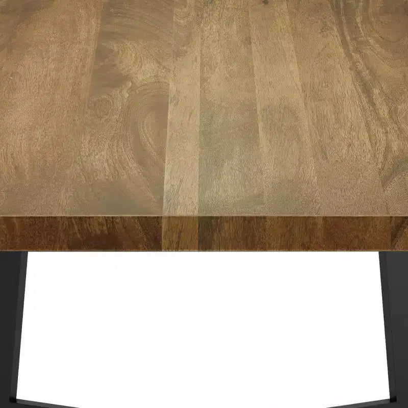 Table de salle à manger Hathaway avec piètement inversé en métal - WyndenHall