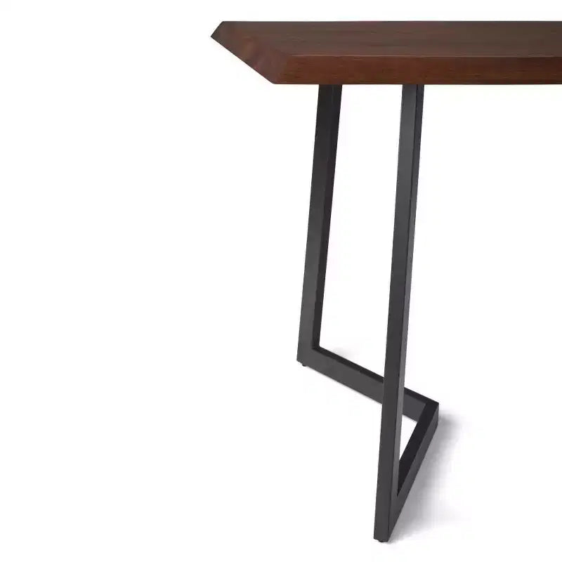 Table de salle à manger Hathaway avec piètement inversé en métal - WyndenHall