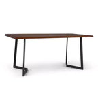 Hathaway Dining Table with Inverted Metal Base - WyndenHall