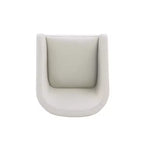 Chaise de salle à manger moderne ronde en similicuir Anna - Manhattan Comfort