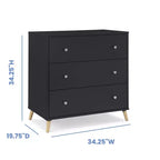 Commode 3 tiroirs Jordan avec tiroirs autobloquants Delta Children