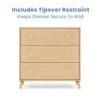 Commode 3 tiroirs Jordan avec tiroirs autobloquants Delta Children