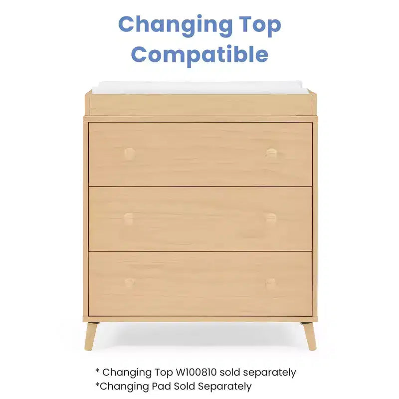 Commode 3 tiroirs Jordan avec tiroirs autobloquants Delta Children