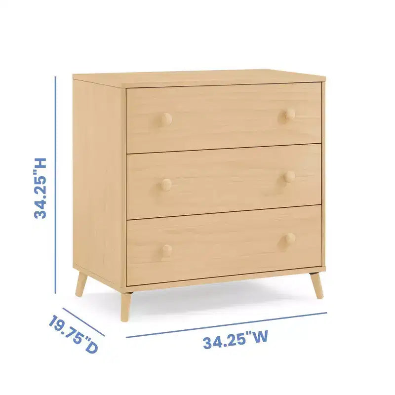 Commode 3 tiroirs Jordan avec tiroirs autobloquants Delta Children