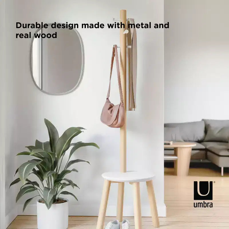 Tabouret et porte-manteau Pillar - Umbra