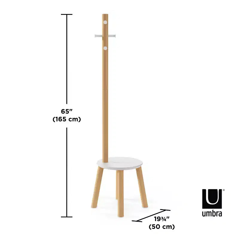 Tabouret et porte-manteau Pillar - Umbra