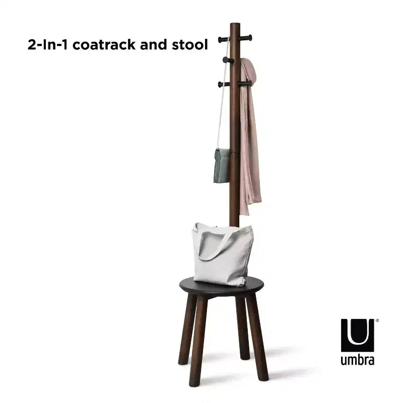 Tabouret et porte-manteau Pillar - Umbra