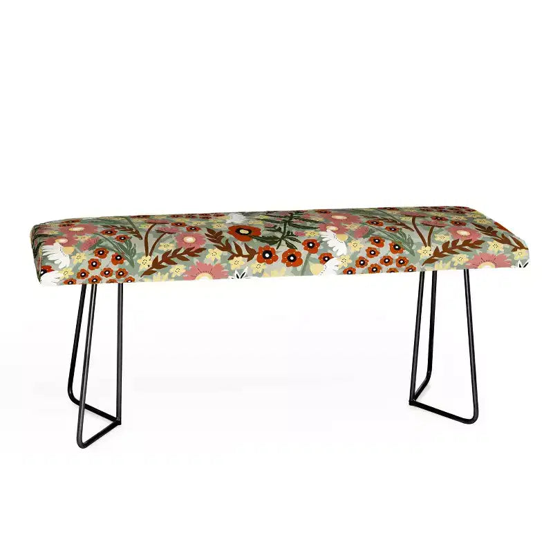 Marta Barragan Camarasa Le banc de jardin feuillu - Deny Designs