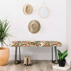 Marta Barragan Camarasa The Leafy Garden Bench - Deny Designs