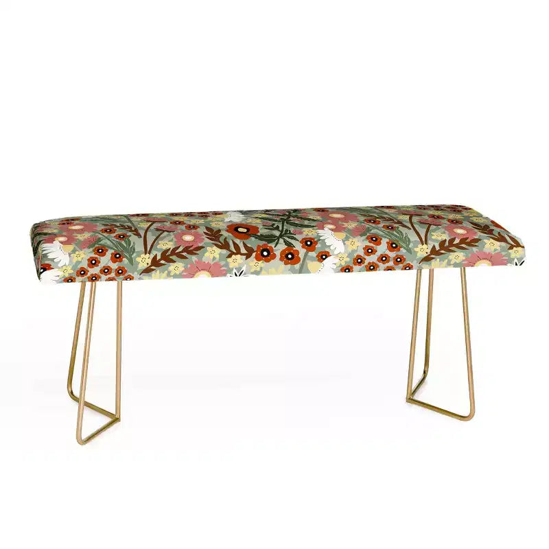Marta Barragan Camarasa Le banc de jardin feuillu - Deny Designs