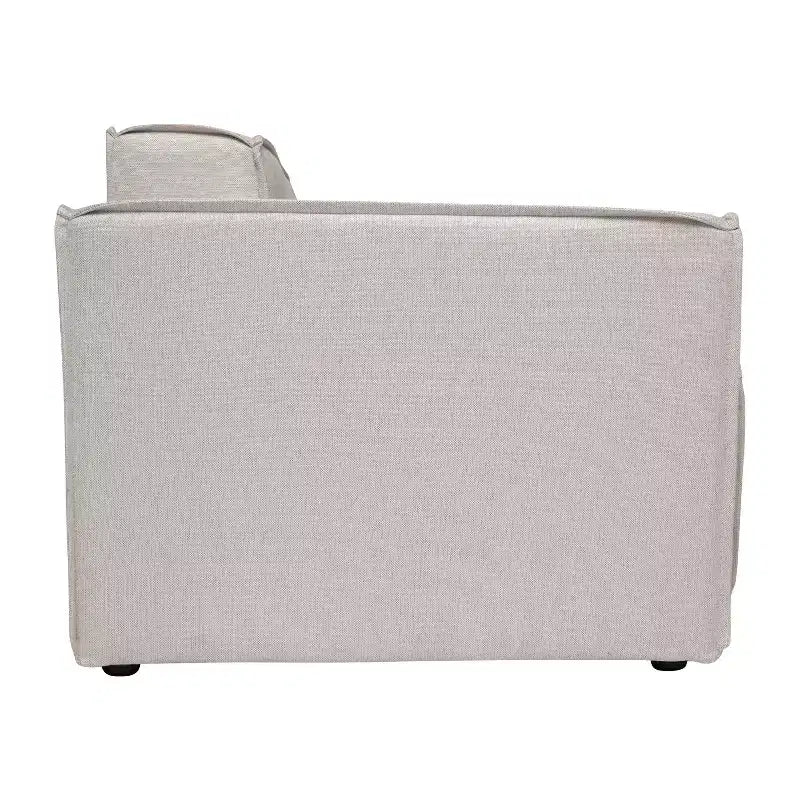 Chaise d'angle modulable gauche Merrick Lane avec accoudoir