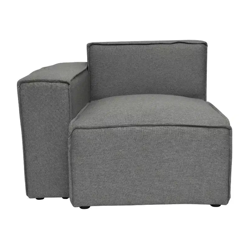 Chaise d'angle modulable gauche Merrick Lane avec accoudoir