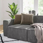 Chaise d'angle modulable gauche Merrick Lane avec accoudoir