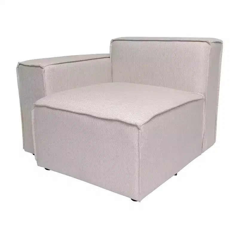 Chaise d'angle modulable gauche Merrick Lane avec accoudoir