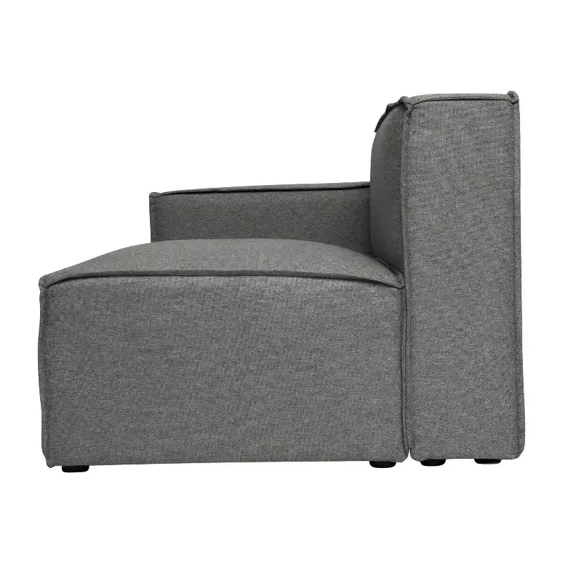 Chaise d'angle modulable gauche Merrick Lane avec accoudoir