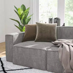 Chaise d'angle modulable gauche Merrick Lane avec accoudoir
