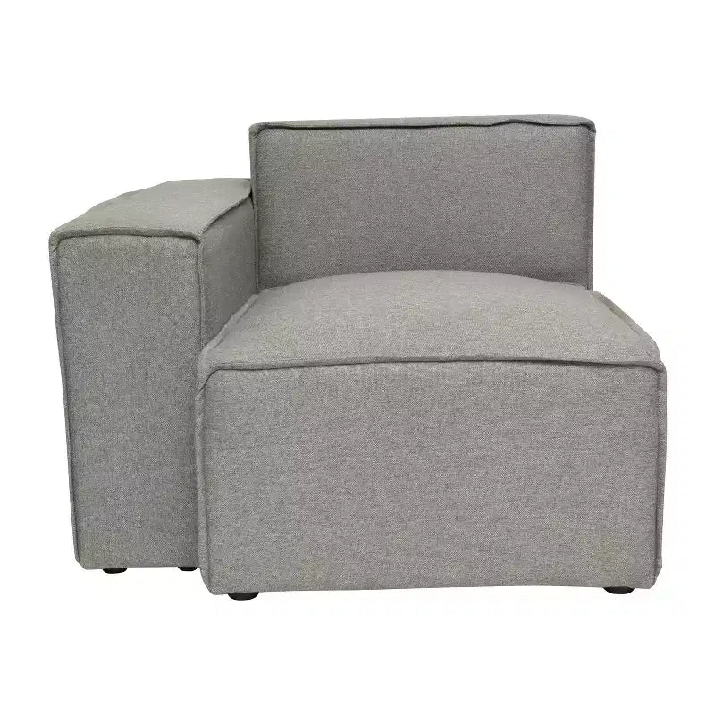 Chaise d'angle modulable gauche Merrick Lane avec accoudoir